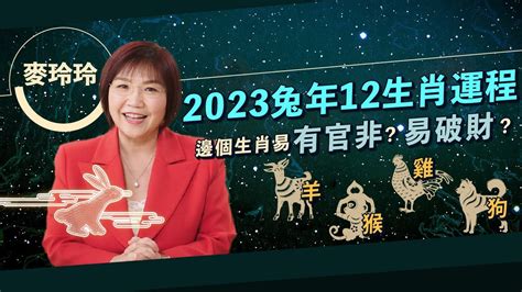 2023屬牛|【麥玲玲2023十二生肖整體運勢】2023兔年運勢＋十。